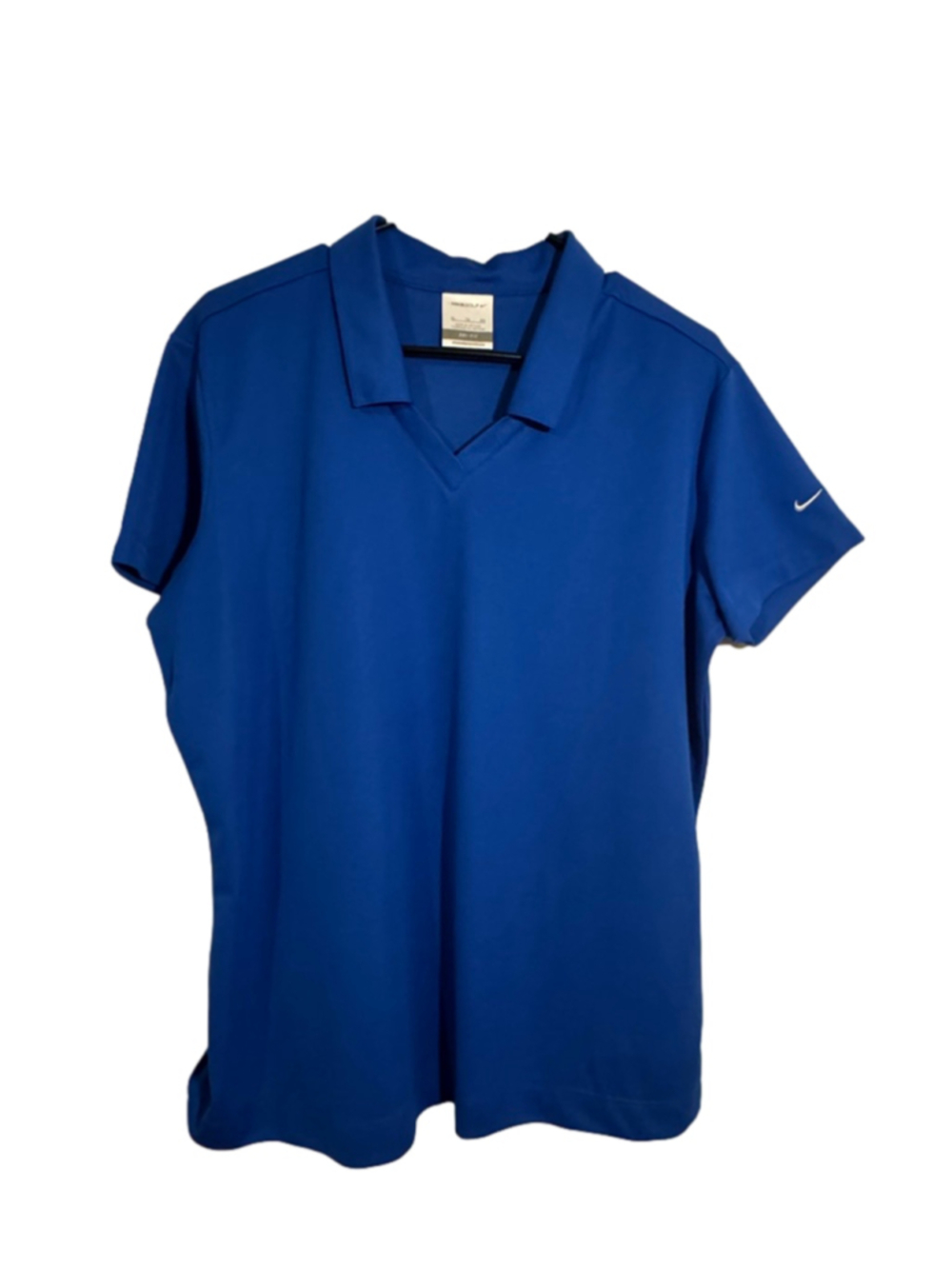 Women's Nike Golf Blue Dri-Fit Polo Top XL